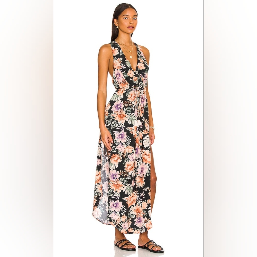 L*Space Kenzie Coverup Dress Forget Me Not Floral - Picture 6 of 6